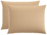 Cushion with Pillow HEERLEN 2 pcs Cream Fabric 928504