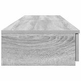 Bed Drawers Grey Sonoma 140 x 36.5 x 16.5 cm Engineered Wood 866952