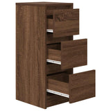 Sideboard Brown Oak 29.5x34x76 cm Engineered Wood 861640