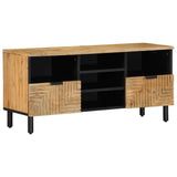 TV Cabinet Brown 100x33x46 cm Solid Wood Mango 4017738