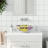 Countertop Basin Multicolour Round 41x14 cm Ceramic 155054