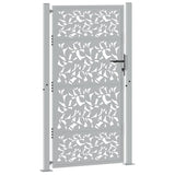 Garden Gate 100x175 cm Weathering Steel Leaf Design 4100967