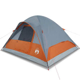 Family Tent Dome 6-Person Orange Waterproof 94553