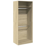 Wardrobe Sonoma Oak 80x50x200 cm Engineered Wood 3307794