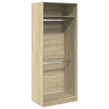 Wardrobe Sonoma Oak 80x50x200 cm Engineered Wood 3307794