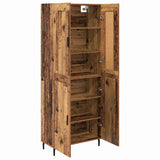 Highboard 2 pcs Old Wood Engineered Wood 3415781