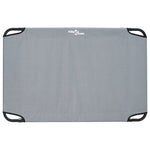ZNTS Foldable Dog Bed Light Grey Metal Frame, Fabric Bed 42008218