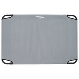 ZNTS Foldable Dog Bed Light Grey Metal Frame, Fabric Bed 42008218