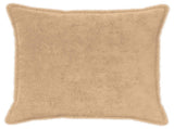 Cushion Cover 6 pcs HOUTEN Cream 70 x 70 cm Faux Rabbit Fur 921518