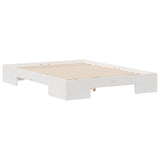 Bed Frame White 135 x 190 cm 873038