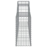 Arched Gabion Basket 300x30x60/80 cm Galvanised Iron 153503