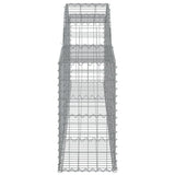 Arched Gabion Baskets 17 pcs 300x30x60/80 cm Galvanised Iron 3146498