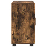 Sideboard with Shelf FLORIN Smoked Oak 88.5 x 30.5 x 55.5 cm 880296