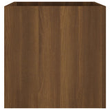 Planter Box Brown Oak 40x40x40 cm Engineered Wood 820501