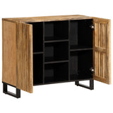Sideboard 90x34x75 cm Solid Wood Rough Mango 377574