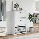 Shoe Rack BODO White 80x35x118 cm 4016881