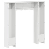 Fireplace Surround High Gloss White 102 x 20 x 102 cm 8006637