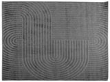 Area Rugs Square PALMERAS Anthracite 200 x 200 cm Polyester 42022617