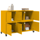 Sideboard Mustard Yellow 100.5x39x72 cm Steel 846743