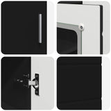Wooden Cabinet Black 88.5 x 30.5 x 73 cm Engineered Wood 880302