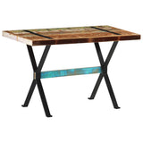 321605 Dining Table 120x60x76 cm Solid Reclaimed Wood