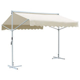 Free Standing Awning 3x3 m Cream 143744