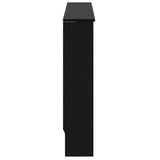 Radiator Cover Black Oak 172 x 19 x 81.5 cm Engineered Wood 884080