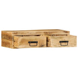 Wall-mounted TV Cabinet 80x30x19 cm Solid Rough Wood Mango 4017461