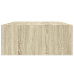 Wall-mounted Drawer Shelves 2 pcs Oak 40x23.5x10cm MDF 330248