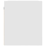 ZNTS Wall-mounted Bedside Cabinet White 38x34x40 cm 861247