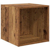 Wall Cabinet 2 pcs Old Wood 37 x 37 x 37 cm Engineered Wood 875073
