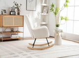 Rocking Chair Rocker Chair Single Recliner Casual Lounger Lounge Chair Cushion for Living Room N605P181515W