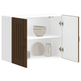 Kitchen Wall Cabinet Lucca Brown Oak Engineered Wood 853834