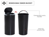 50L Sensor Bin for Kitchen Waste Automatic Dustbin Motion Detection Dustbin Stainless Steel Rubbish T3398P344549
