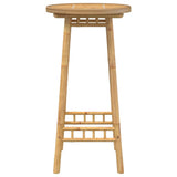 Outdoor Bar Table Round 55x100 cm Bamboo 4108230
