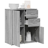 Sideboard Grey Sonoma 60x31x70 cm Engineered Wood 840483