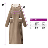 Blanket Hoodie Camel L Fleece and Flannel 42017188