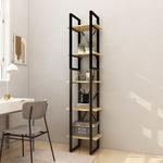 5-Tier Book Cabinet 40x30x175 cm Pinewood 3081973