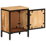 Bed Cabinet 40x30x52.5 cm Solid Rough Wood Mango 358503