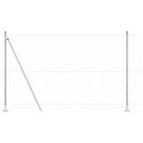 Welded Wire Fence with Concrete Base 10 x 1.5 m 3353775