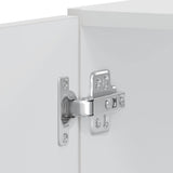 Oven Cabinets 2 pcs Porto White Engineered Wood 3315051