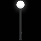 Bollard Lights with Outlet 3 pcs 120 cm Black IP44 4006122