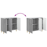Sideboard Grey Sonoma 89 x 34.5 x 80 cm Engineered Wood 894651