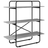 Bookshelf 3-Tier 100 x 35 x 105 cm PB Grey Sonoma 8007795