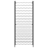 Wine Rack for 96 Bottles Black Iron 325923