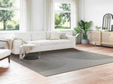 Area Rugs Square GALATI Grey 240 x 240 cm Polyester 42022826