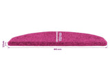 Self-adhesive Stair Mats 15 pcs Pink 80 x 24.5 x 3.5 cm 42038661