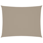 ZNTS Sunshade Sail Oxford Fabric Rectangular 3x4.5 m Taupe 135431