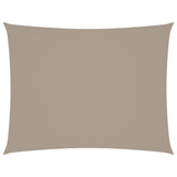 ZNTS Sunshade Sail Oxford Fabric Rectangular 3x4.5 m Taupe 135431