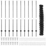 Fence and Post Grey 1.4 x 10 m Steel 3336270